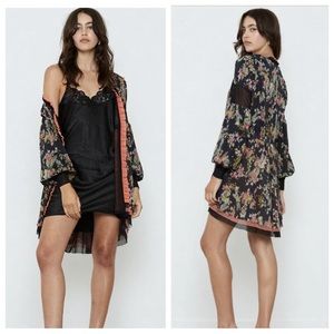 We Are HAH Make It A Double Satin Dress And Reversible Robe Set, NWT, Sz small